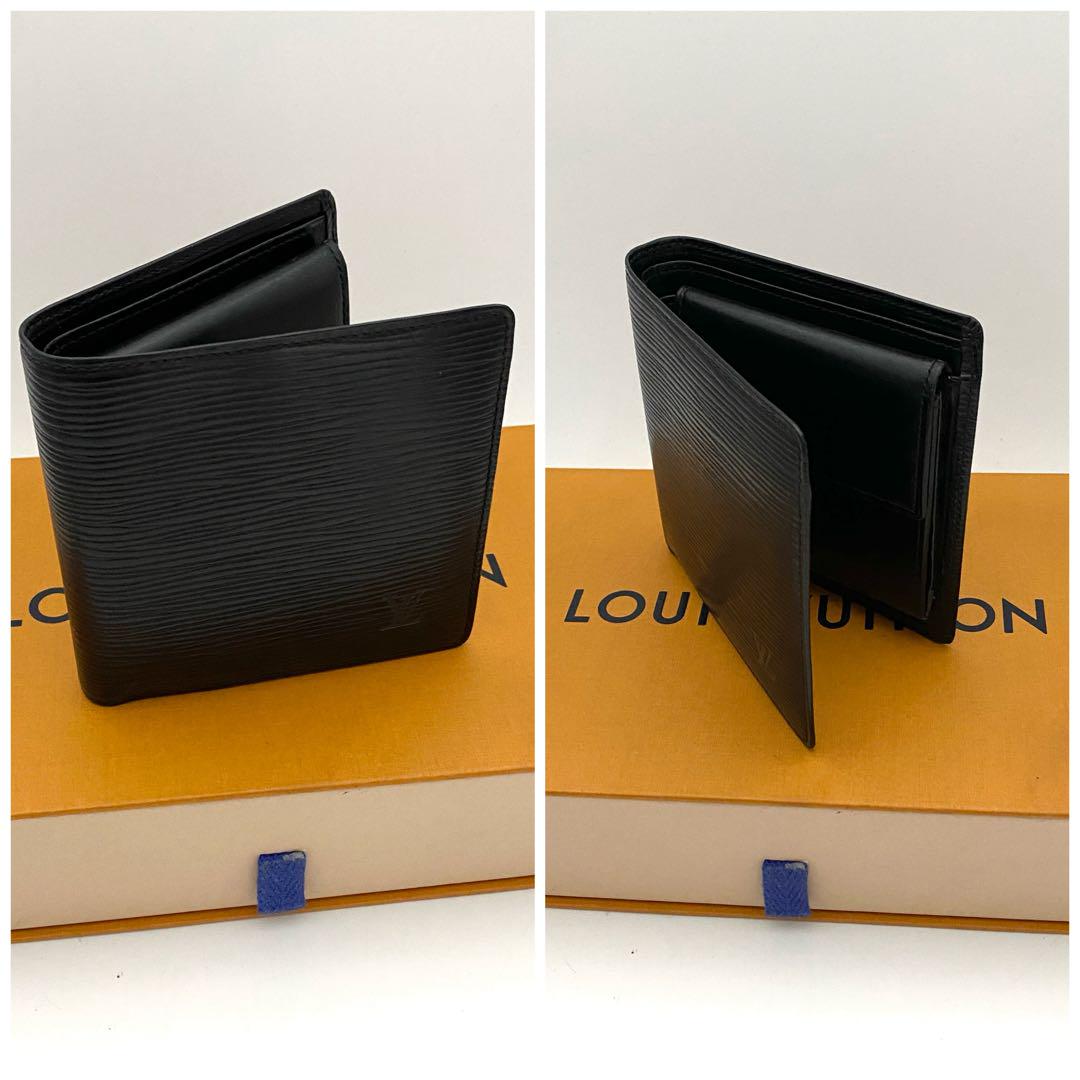 保管品　ルイヴィトン　エピ　マルコ　二つ折り財布