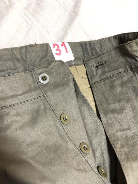 カーゴパンツ 31サイズ デッドストック wHxKC-m19986966220 M47 フランス軍 好評即納
