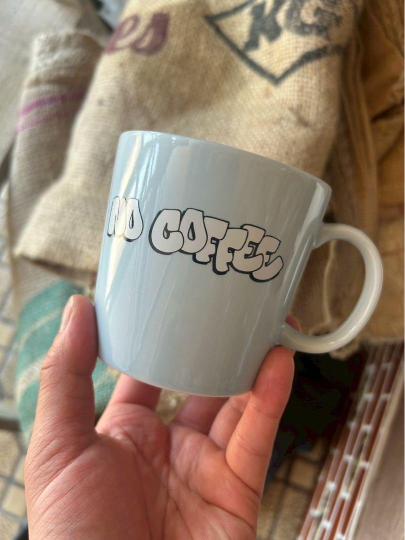 NO COFFEE ライトブルー マグカップ
