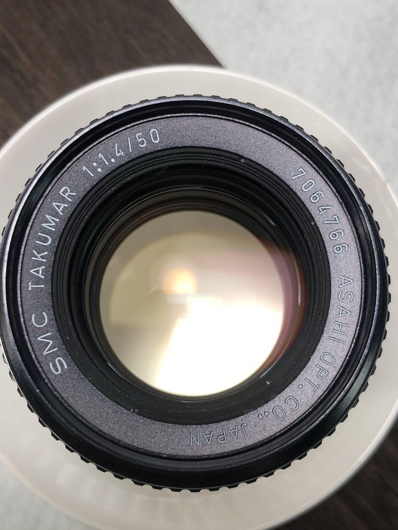 Pentax smc takumar 50mm f1.4 m42マウント