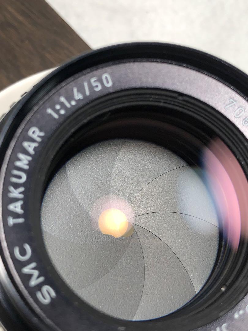 Pentax smc takumar 50mm f1.4 m42マウント