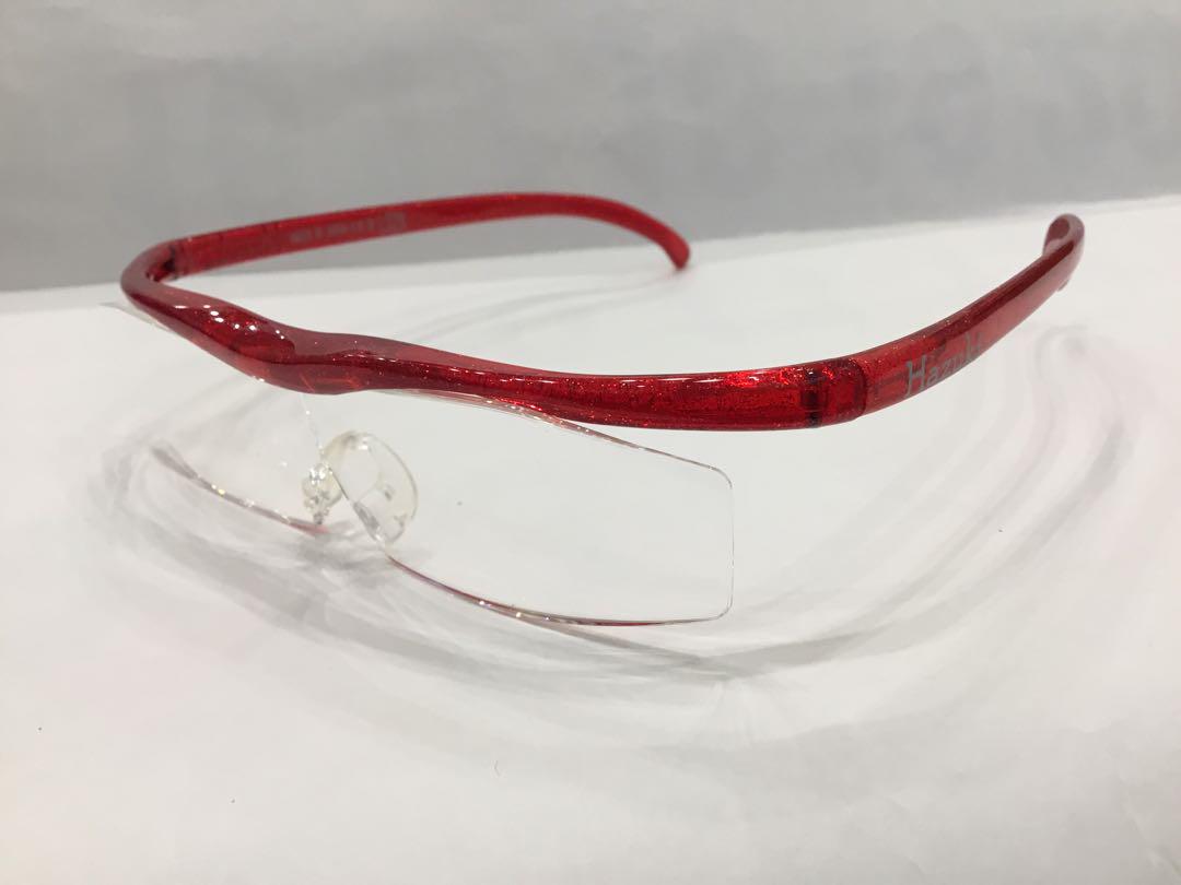 新品　Hazuki　ハズキルーペ　コンパクト　1.32倍　クリア　ルビー