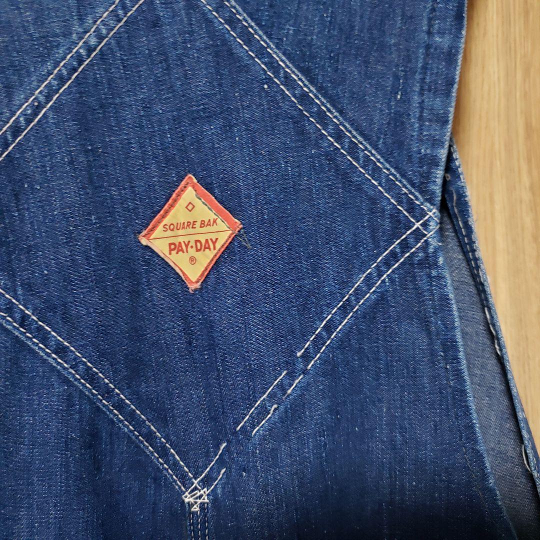 専用 Pay Day 50s 60s VINTAGE オーバーオール 希少　濃紺