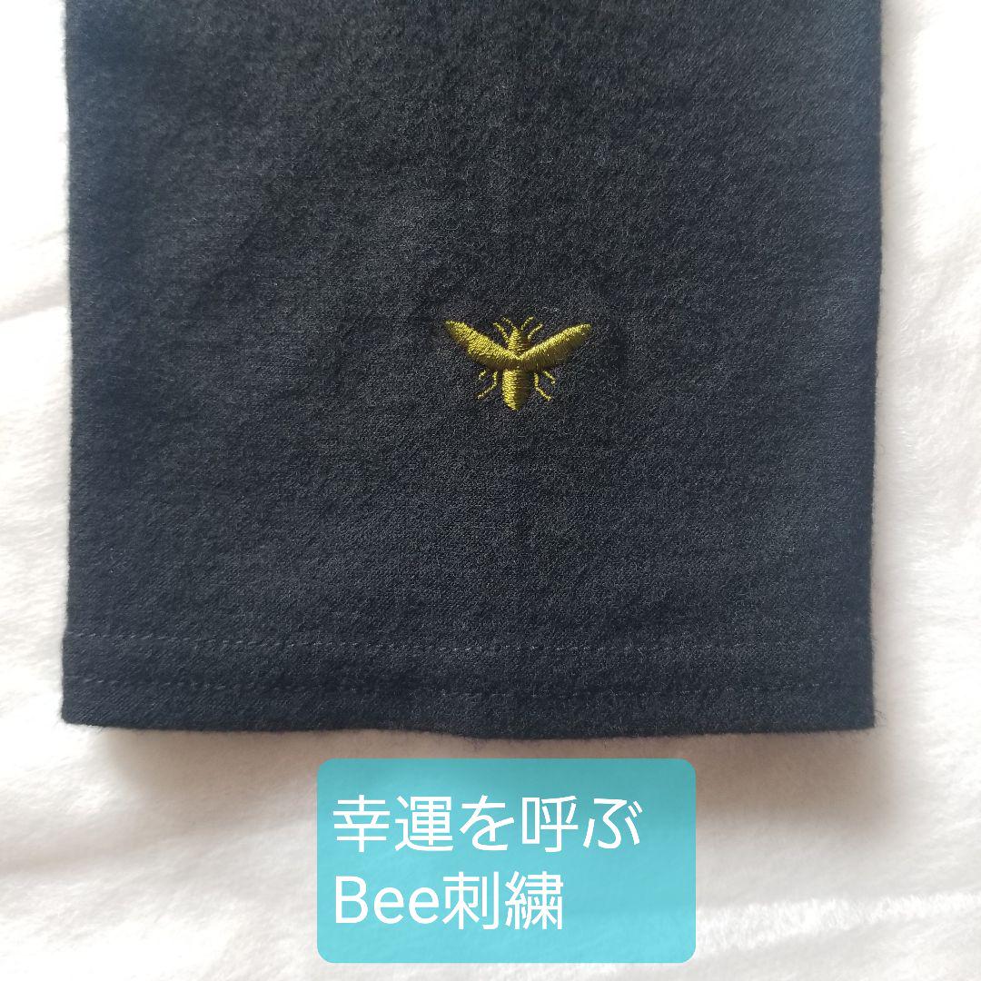 ラスト1着 新品 マディソンブルー 幸運のBee刺繍 ゆったりサイズ ニット 画像3