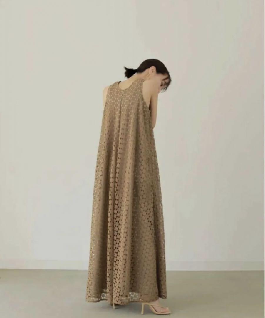 美品　louren geometry lace dress