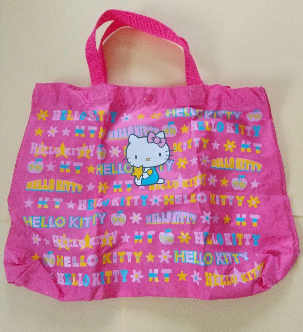 希少レア　ハローキティ　ショッピングバッグ　手提げ　vivitex 2001 日焼けキティ バッグ 未使用近い ハローキティ ハワイ vivitex