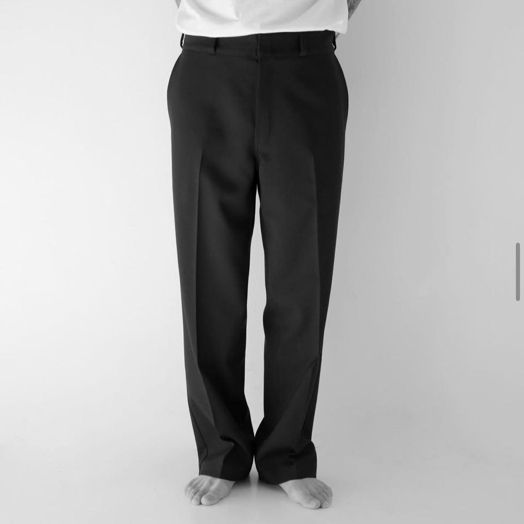 Wdoubleポリエステルパンツ黒 ovy