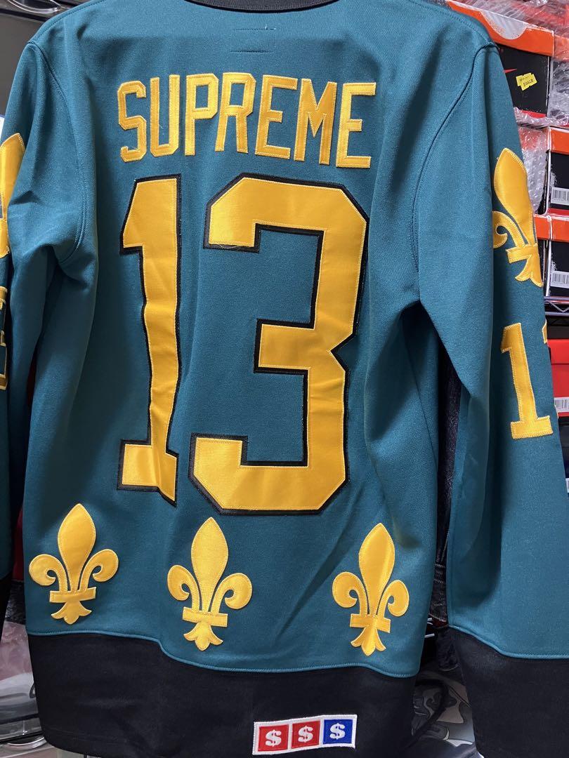 Supreme 13AW Fleur De Li Hockey Top グリーン
