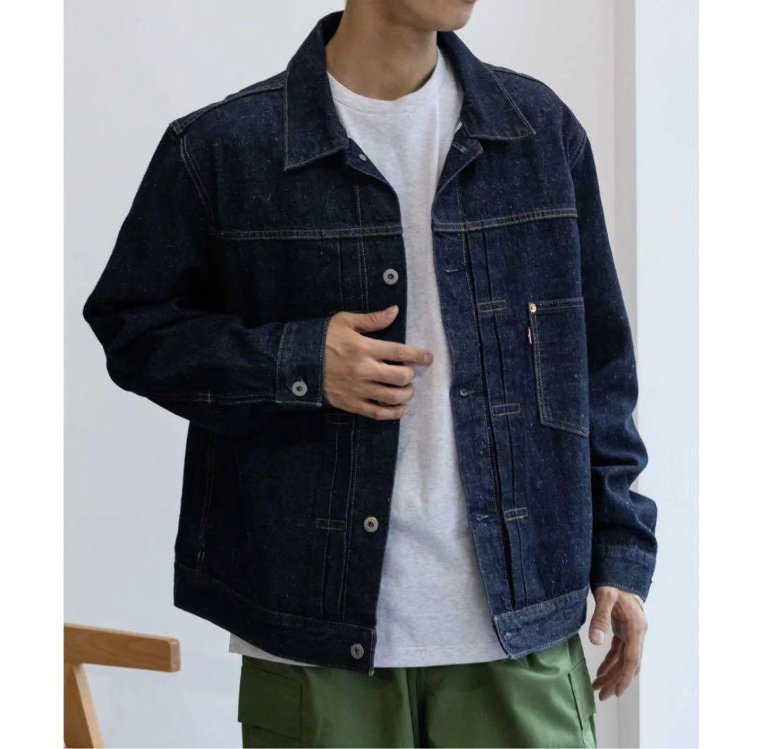 【美品】リーバイス 1st TYPE1 ビッグE大戦モデル デニムジャケット赤耳 美品】リーバイス 1st TYPE1 ビッグE大戦モデル デニム