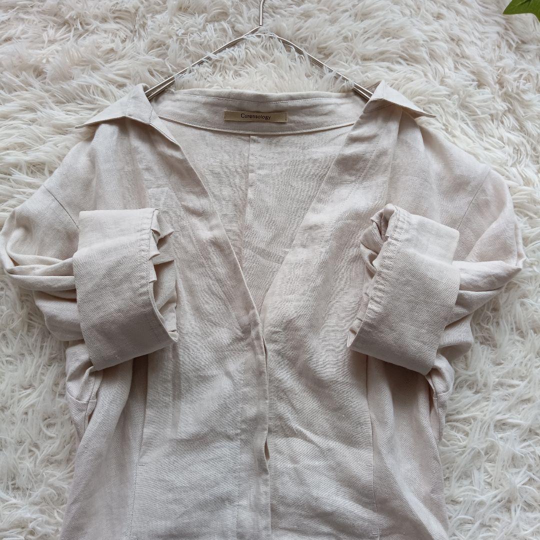 《美品✨》Curensology　カレンソロジー　リネンシャツワンピース