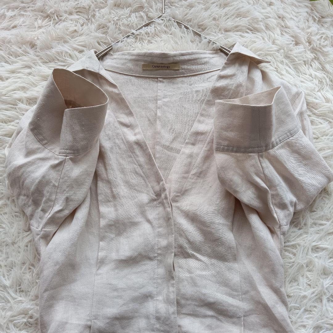 《美品✨》Curensology　カレンソロジー　リネンシャツワンピース
