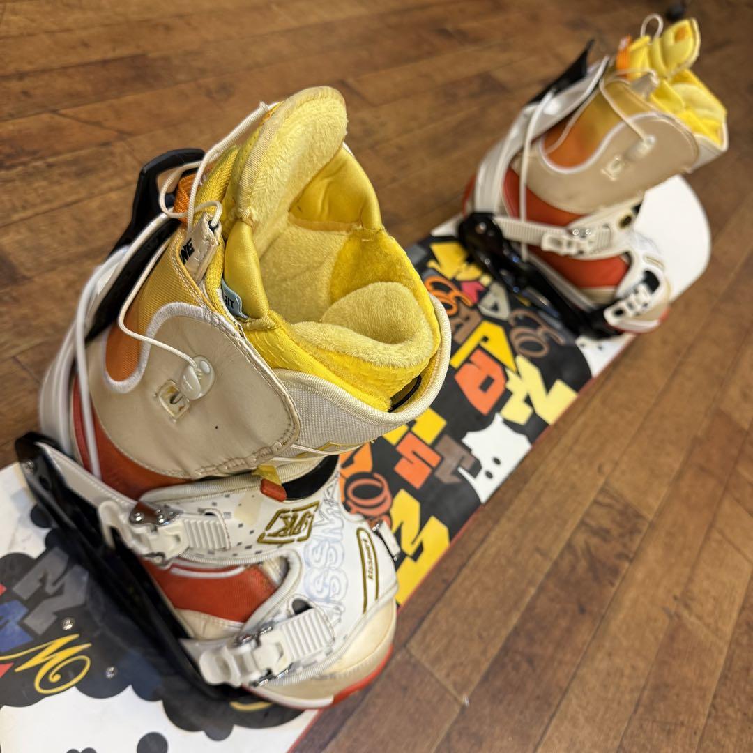 BURTON×K2 バートン バインディング付 スノーボードセット