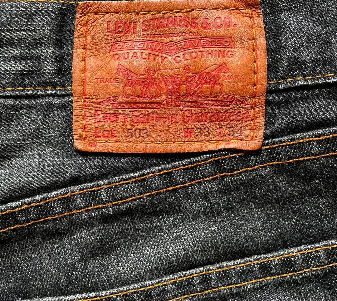 【完売品】リーバイス 569 503 501 ブラック バギーデニム 501XX