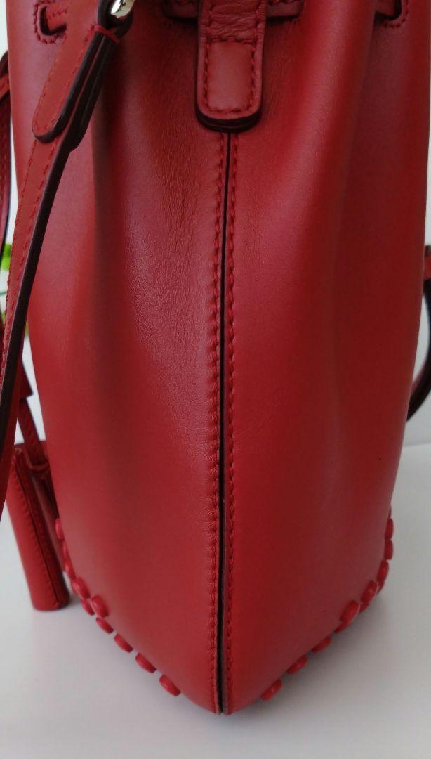 極美品⭐️TOD´S トッズ 巾着 ショルダー バッグ 赤 TOD´S