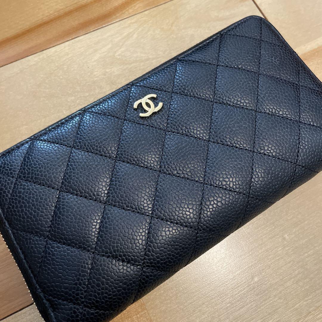 CHANEL マトラッセ長財布　訳あり美品！