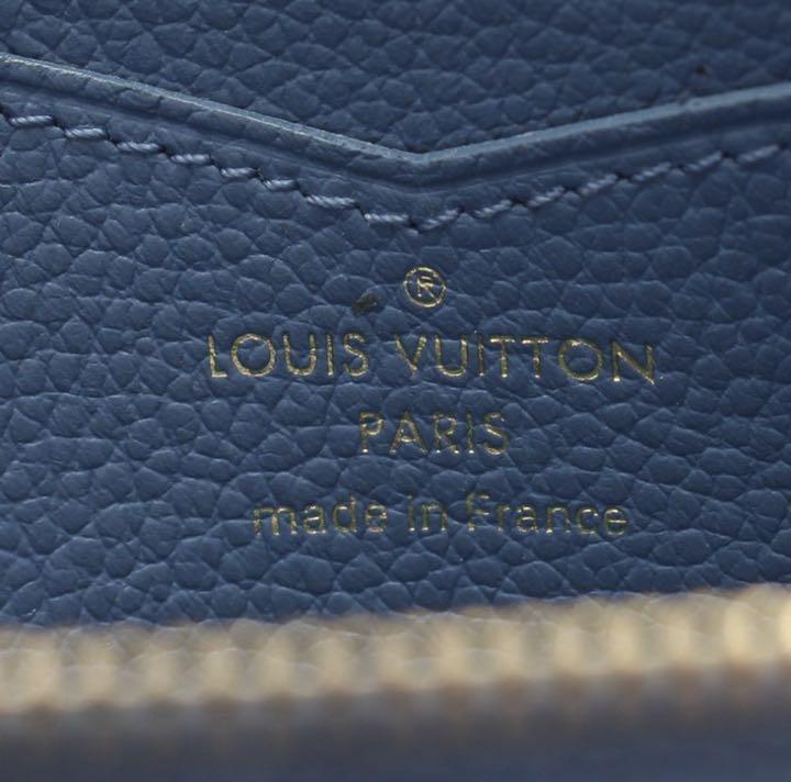 LOUIS VUITTON ジッピーコインパース モノグラム ブルージーン