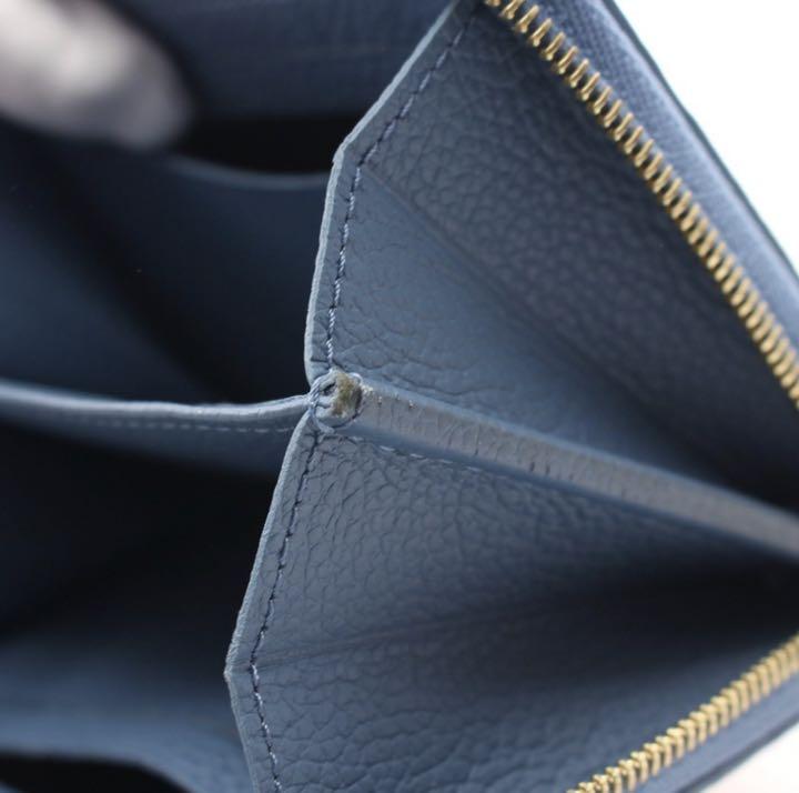 LOUIS VUITTON ジッピーコインパース モノグラム ブルージーン