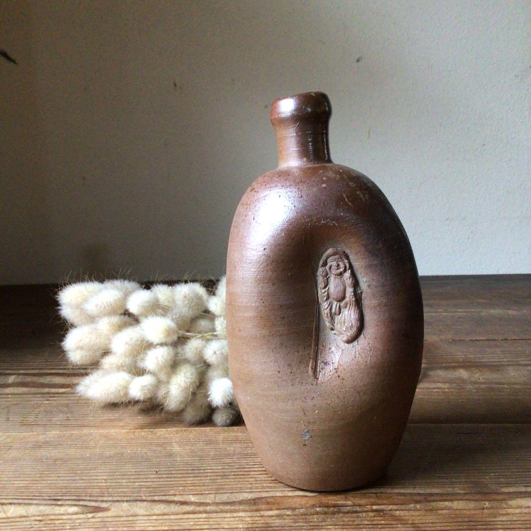 備前焼　へそ徳利　布袋様　恵比寿様　大黒様　美術品　酒器　花器　花入　茶道具 備前焼 へそ徳利 布袋様 恵比寿様 大黒様 美術品 酒器 花器 花入