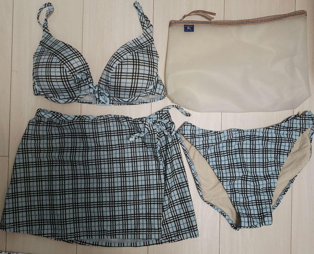 バーバリーブルーレーベル 水着 Yahoo!オークション - バーバリーブルーレーベル高級水着