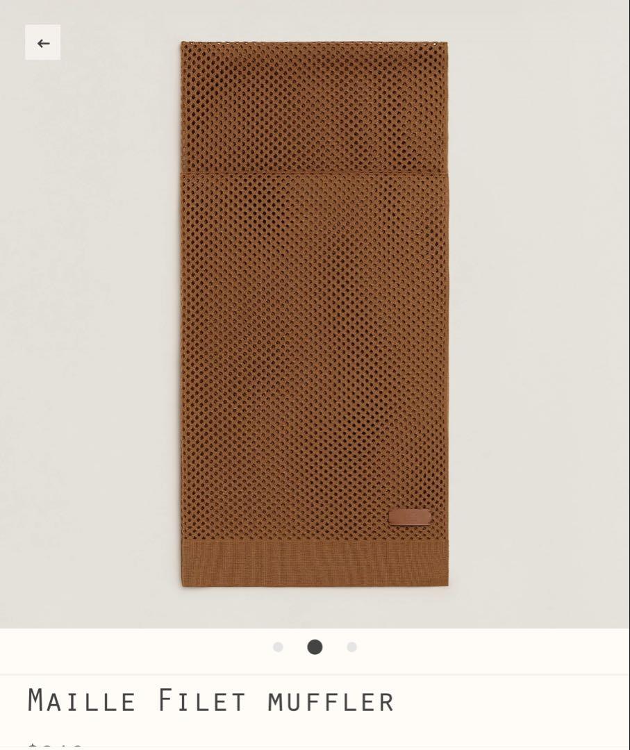 エルメス カシミヤストール メッシュ - メルカリ