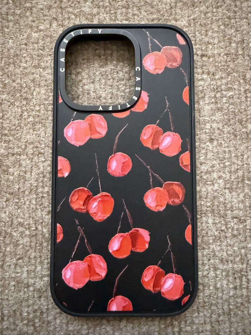 CASETiFY さくらんぼ ブラック チェリーiPhone16Pro CASETiFY iPhone 16Pro用 チェリー柄ケース - メルカリ