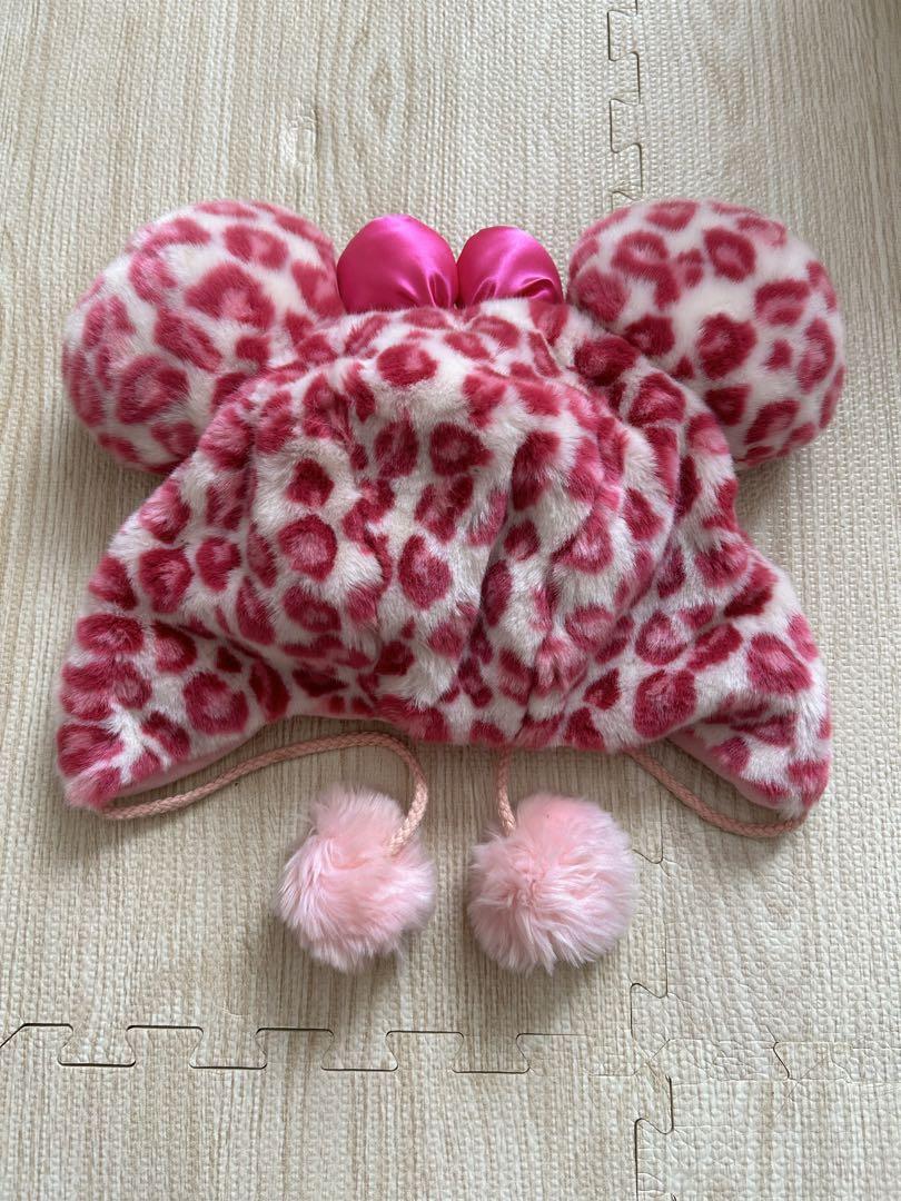 東京ディズニーリゾート ピンクヒョウ柄帽子 約58cm