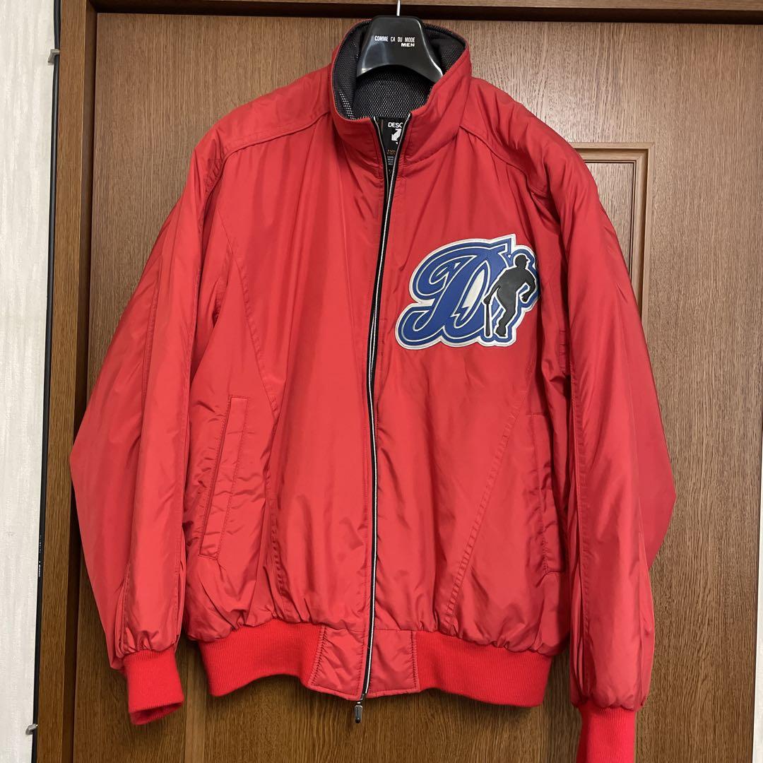 Mizuno Victory Stage ジャケット M 紺色 銀 光沢 コート