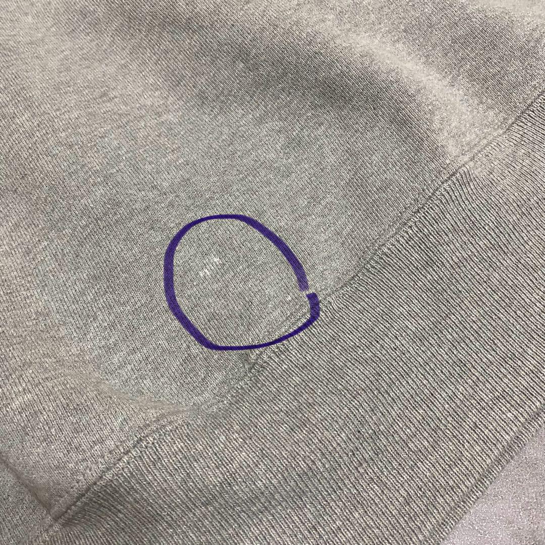 【入手困難】90s Champion メキシコ製 スウェット 前Ｖ 刺繍ロゴ