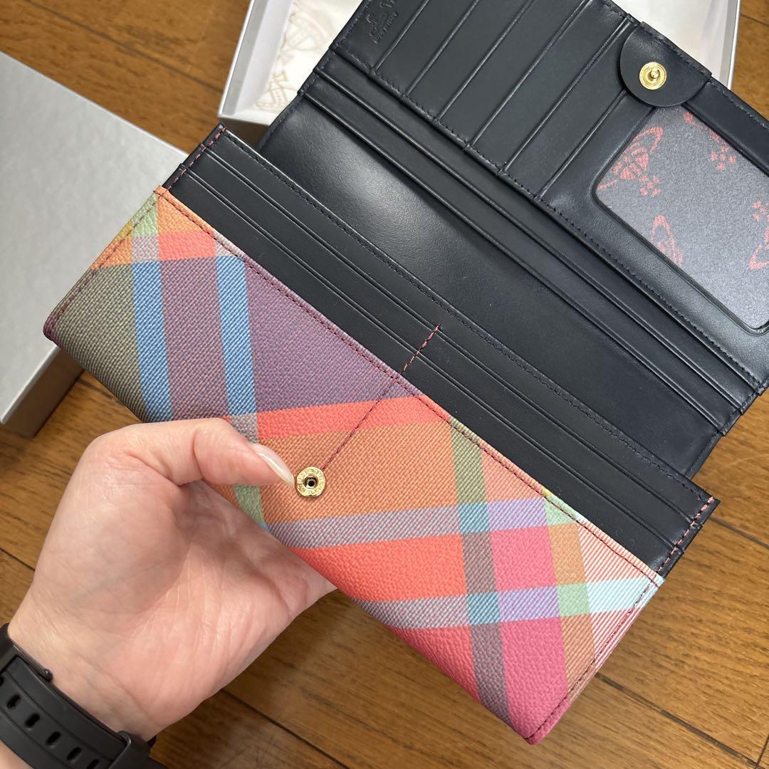 vivienne westwood マルチカラー 長財布