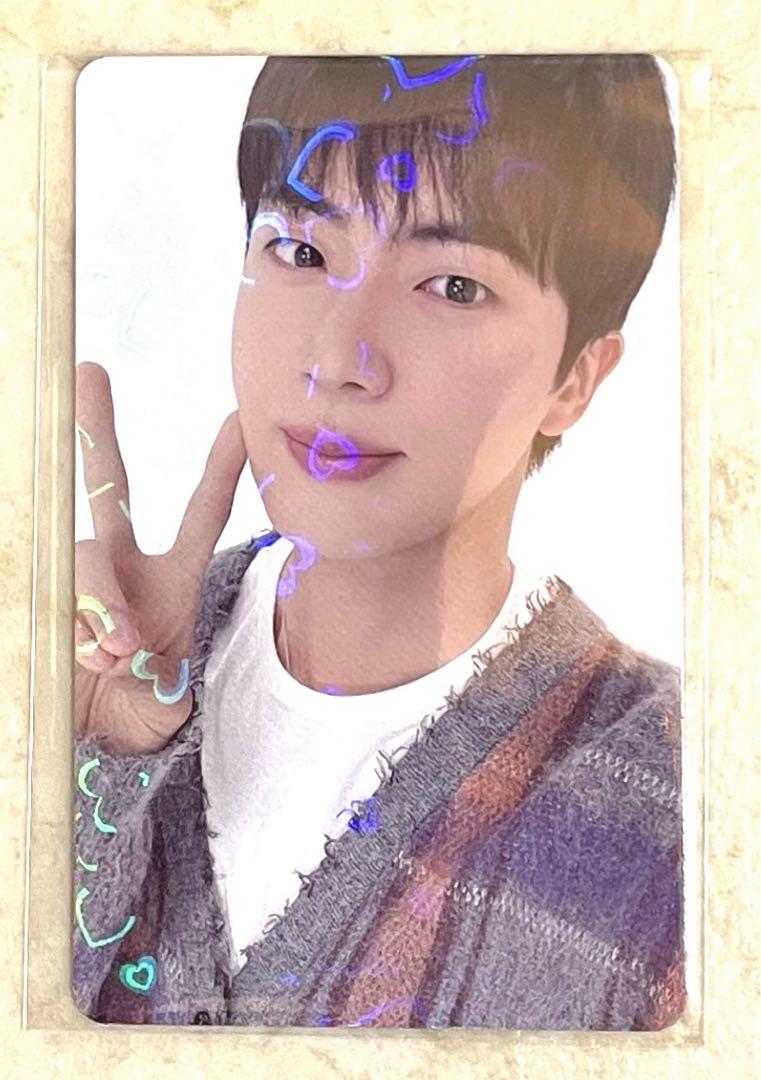 BTS JIN ホログラムフォトカード - メルカリ