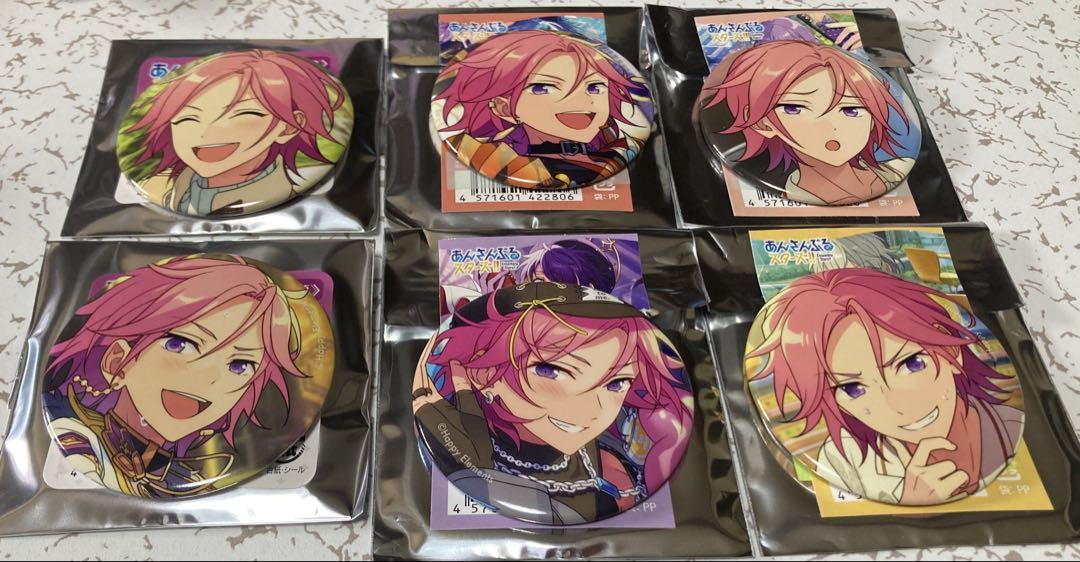 【あんスタ】Crazy:B HiMERU・桜河こはく 缶バッジ あんさんぶるスターズ！！ Crazy:B 桜河こはく 缶バッジ 6点