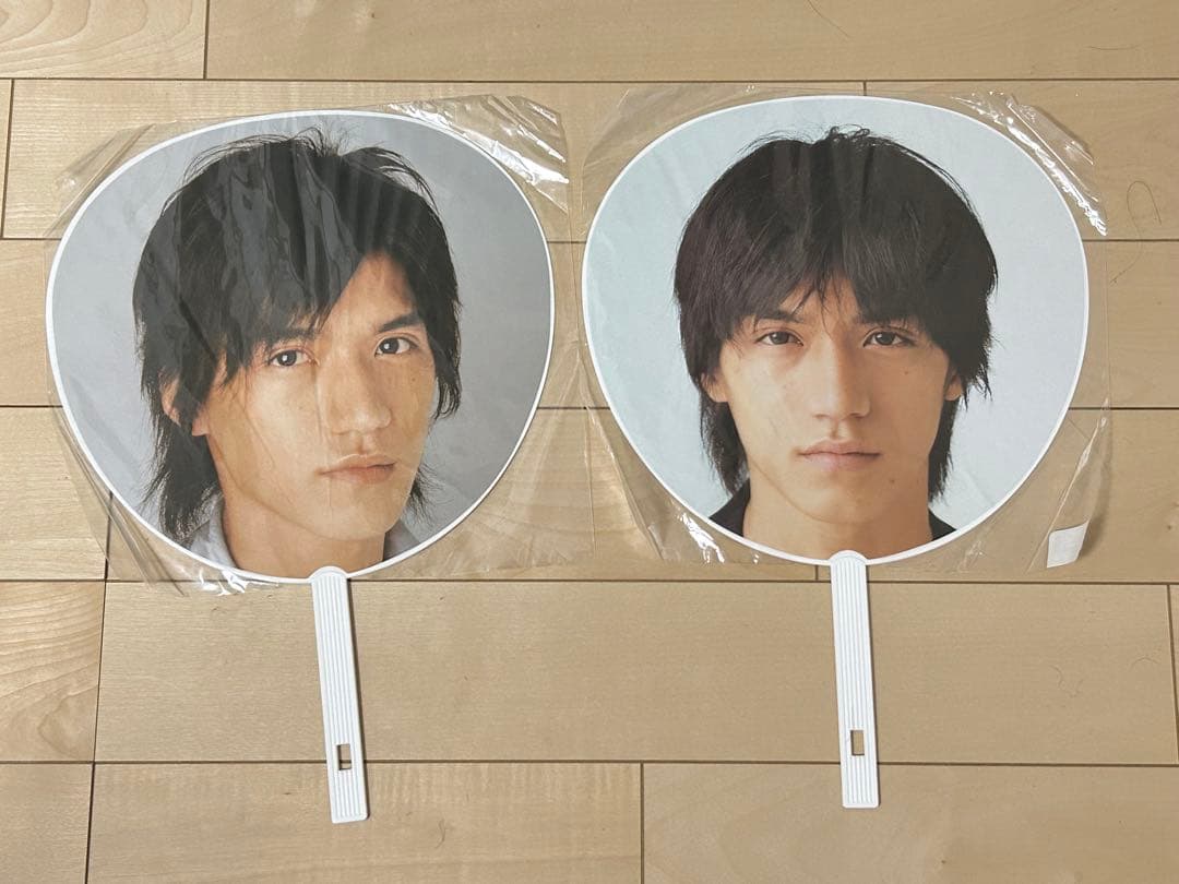 KAT-TUN 錦戸亮4本、赤西仁2本 うちわ6点セット