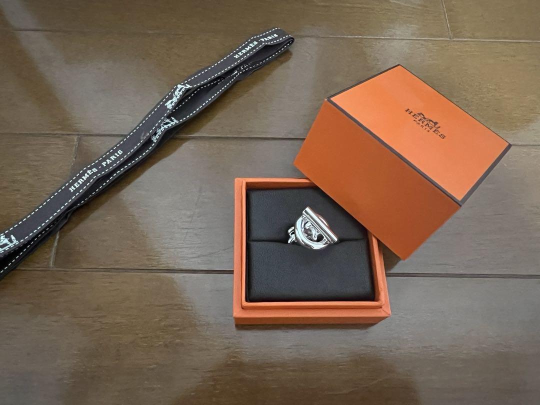 【新品・未使用】HERMES Bague Croisette GM/サイズ51