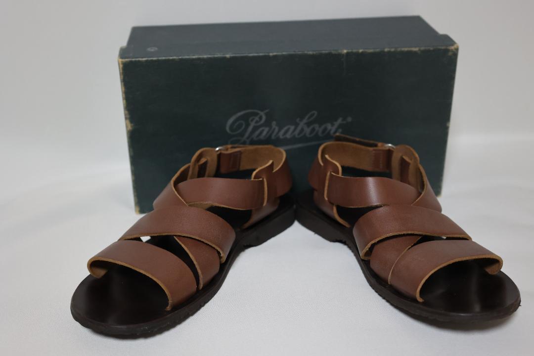 Paraboot NOUMEA BALNEO レザーサンダル ブラウン 41