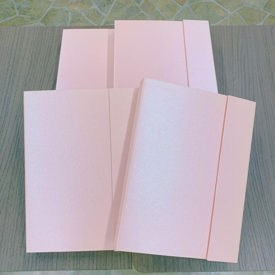 ボンネイル　ネイルアートアルバム　サンプル台紙　白　5個セット　アート見本帳 ボンネイル ネイルアートアルバム サンプル台紙 白 5個セット