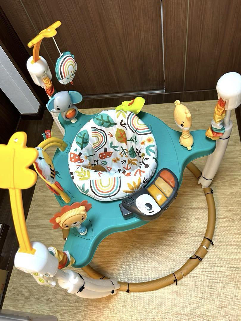 2023年最新モデル　美品　ゆかいなレインボー フォレストジャンパルー Amazon | フィッシャープライス(fisher price) ゆかいな