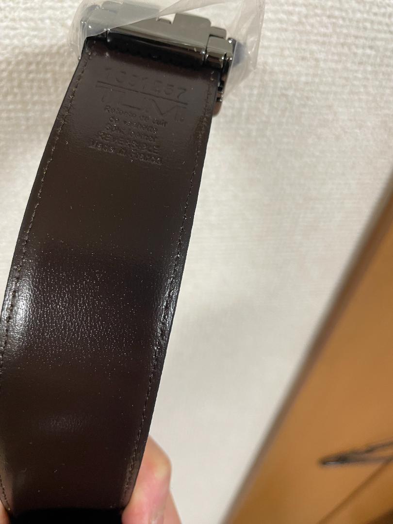 TUMI レザー ベルト 新品 リバーシブル ビジネス