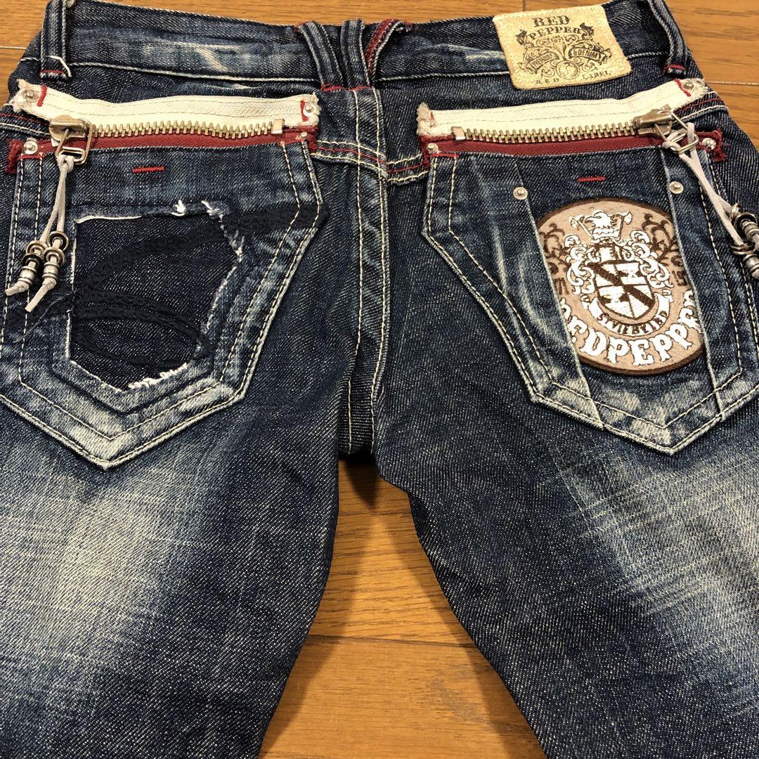 レッドペッパーワイドデニム