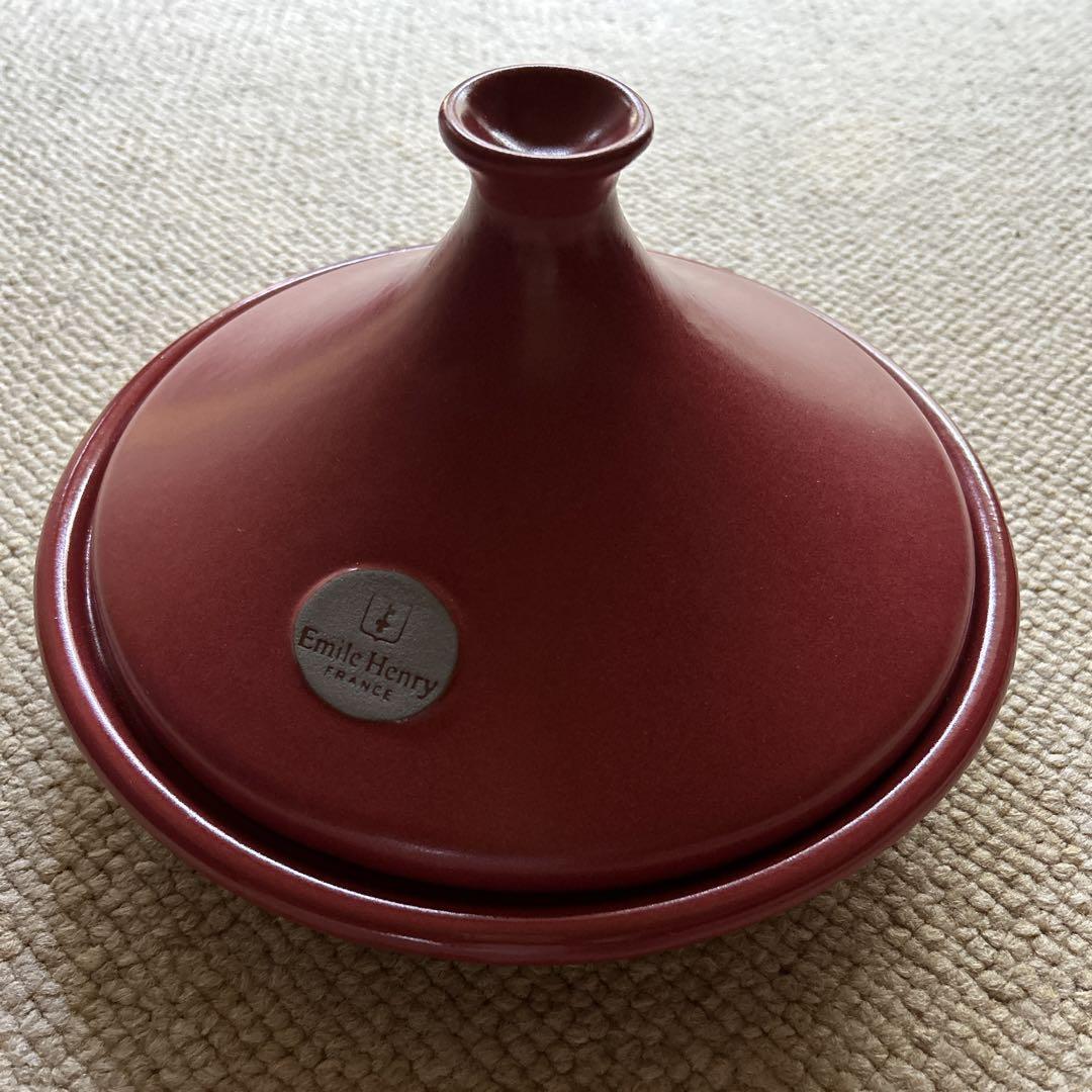 未使用　タジン鍋　エミールアンリ　レッド　25センチ　調理器具 5,500円