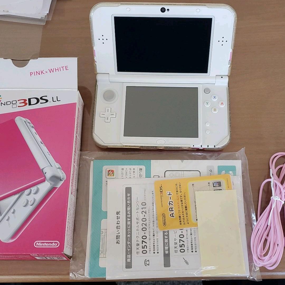 Newニンテンドー3ds Ll ピンク ホワイト メルカリ