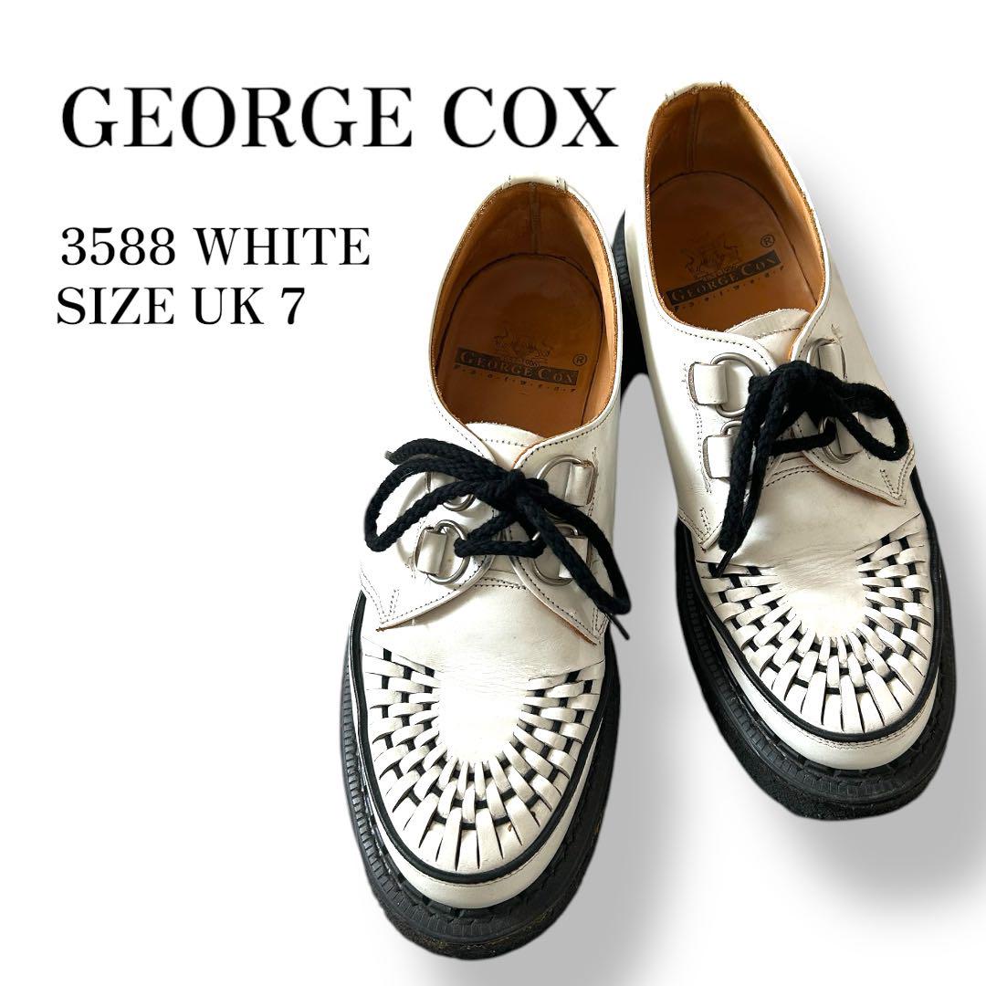 GEORGE COX ジョージコックス　ギブソン　3588 ホワイト　メンズ 楽天市場】GEORGE COX GIBSON ジョージコックス ギブソン
