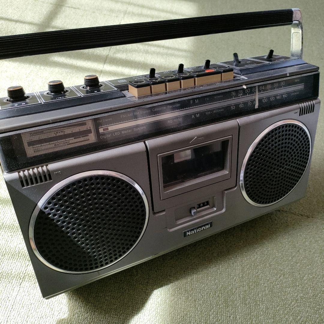 ナショナル ラジカセ AM/FMカセットプレーヤー　bboy インテリア