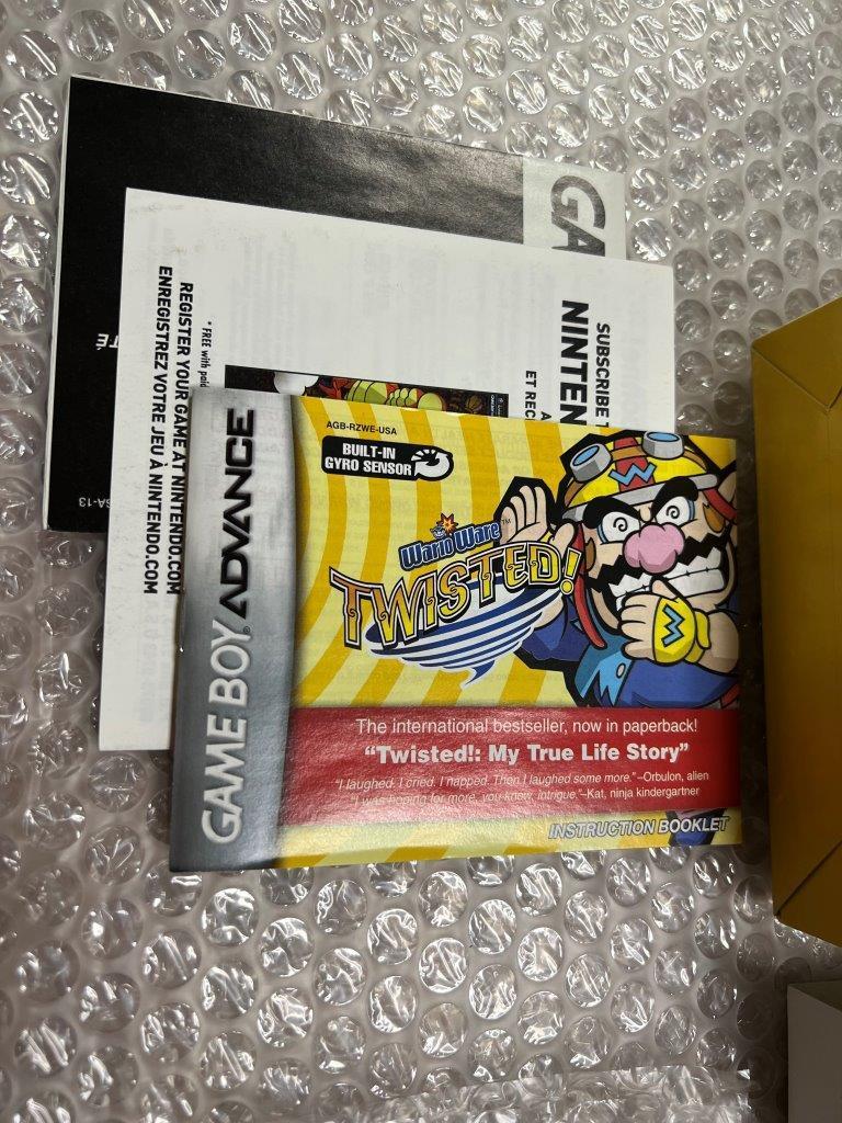 ライトニングボルト GBA Wario Ware Twisted / まわるメイドインワリオ