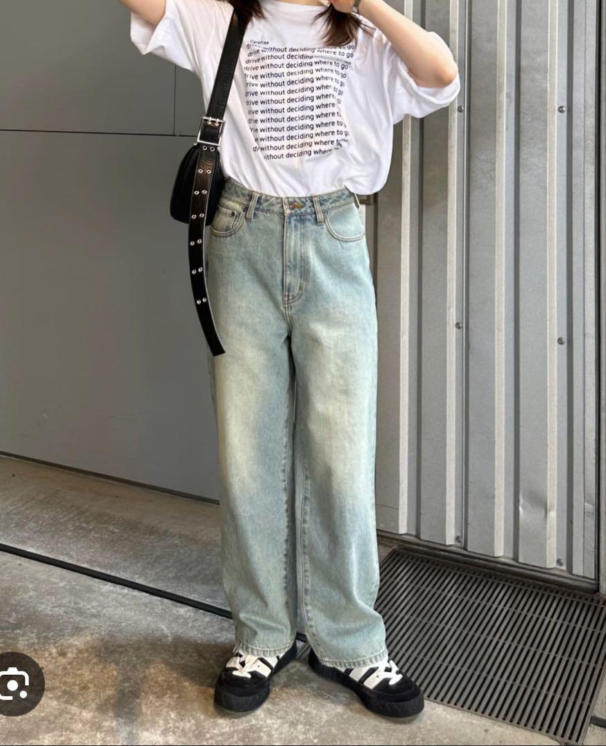OLIVER】vintagedenimワイドストレート＊チャオパニックティピー