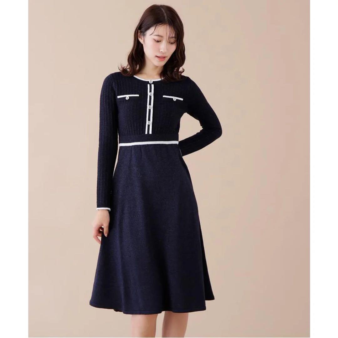 美品✨JURGENLEHL ババグーリ ロングワンピース ふんわりウールニット 美品✨JURGENLEHL ババグーリ ロングワンピース ふんわりウール