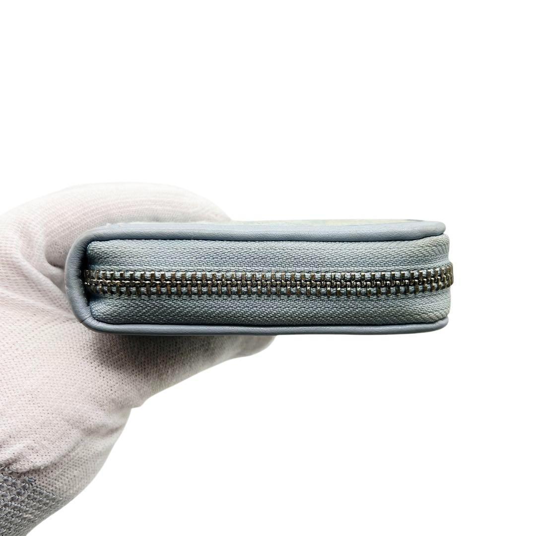 専用COACH デニム アコーディオン ラウンドファスナー 長財布 6914.