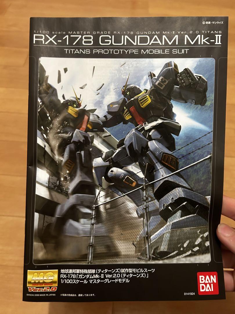 MG 1/100 RX-178ガンダムMk-II Ver.2.0（ティターンズ）