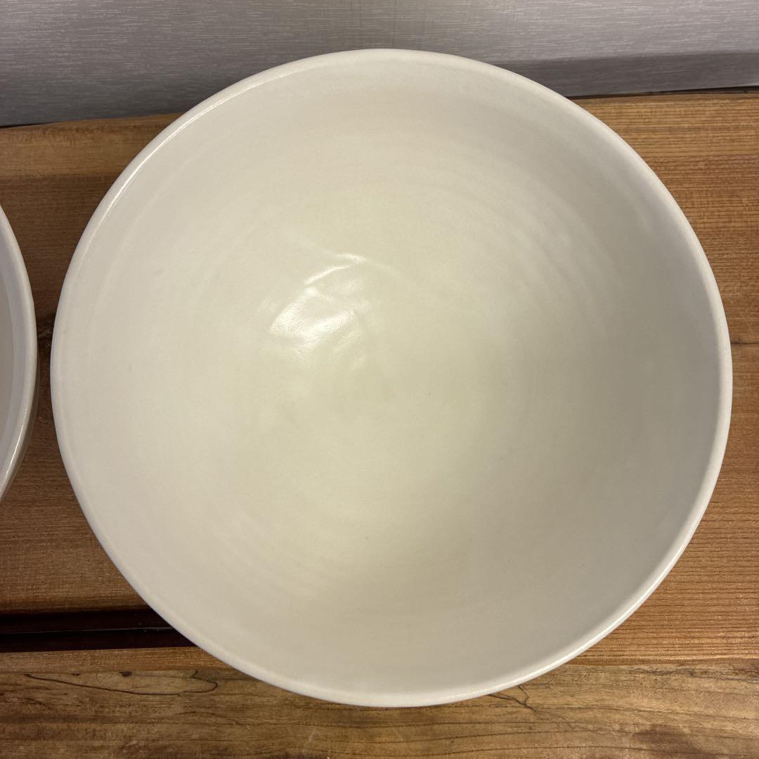 ハレモケモ新品　陶器　陶芸作家　片口鉢2個　236 楽天市場】□志野はけめ取り鉢□和食器 陶芸 美濃焼 粉引き 鉢
