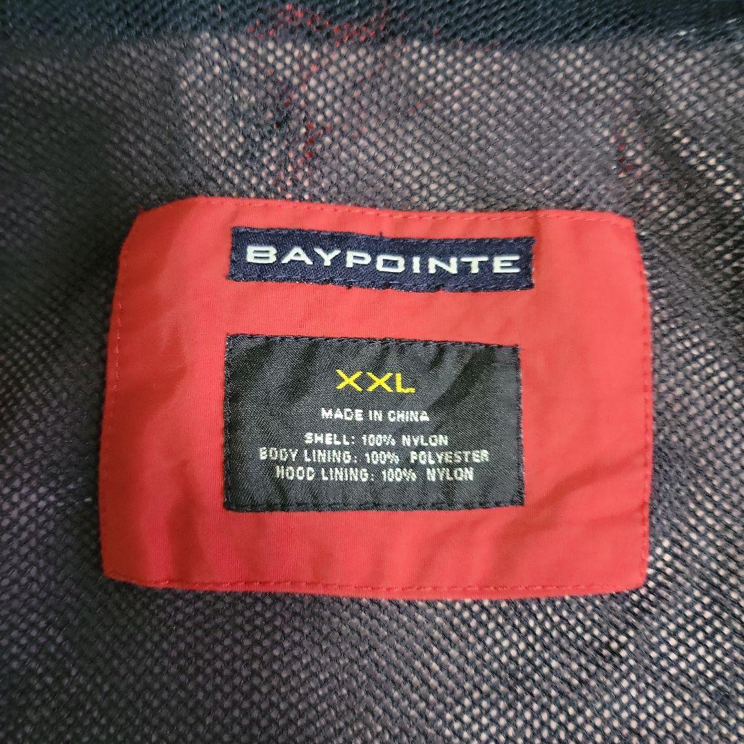 古着 BAY POINTE セーリングジャケット ナイロンジャケット 赤 90s