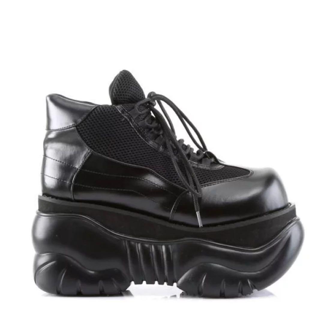新品⭐️ Demonia デモニア 厚底スニーカー ブーツ 黒 28cm M10